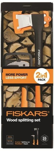 Siekiera rozłupująca X21 duża + Capina XA2 Fiskars 1025438