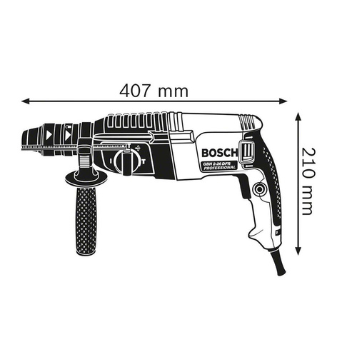 Młotowiertarka Bosch GBH 2-26 DFR