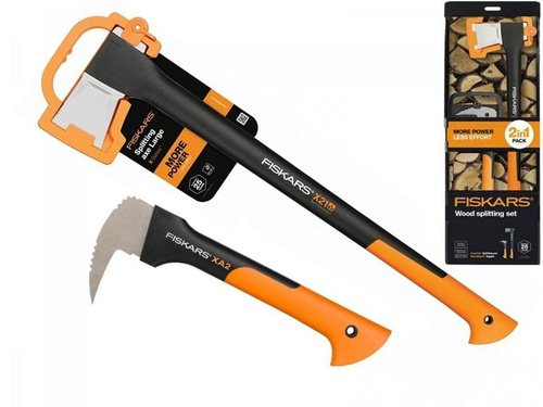 Siekiera rozłupująca X21 duża + Capina XA2 Fiskars 1025438