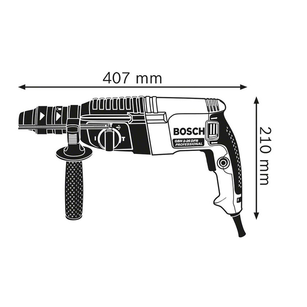 Młotowiertarka Bosch GBH 2-26 DFR