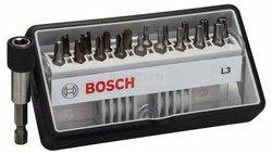 Bosch 2607002569 Zestaw 18+1-częściowych końcówek wkręcających L3 Robust Line