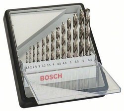 Bosch zestaw 13 wierteł do metalu HSS-G 135° Robust-Line 2607010538