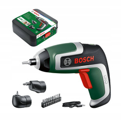 Wkrętarka Bosch IXO 7 + adaptery + zestaw 10 bitów + uchwyt na końcówki
