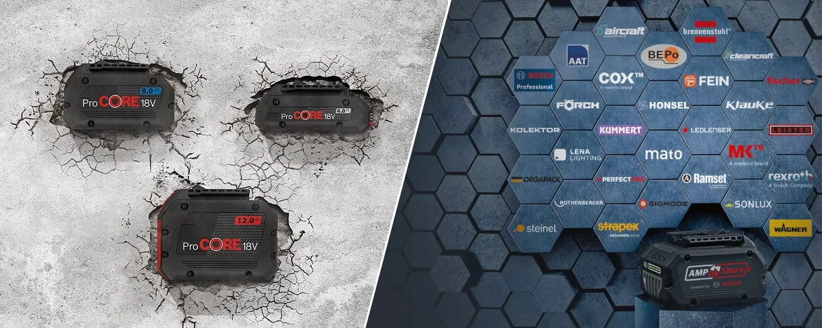 Bosch ProCORE i Bosch AMPShare