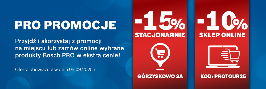 PRO Promocje na Bosch PRO Tour 2025