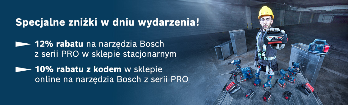 Zniżki 12 i 10% na Bosch Pro Tour