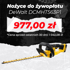 Nożyce do żywopłotu DeWalt DCMHT563P1