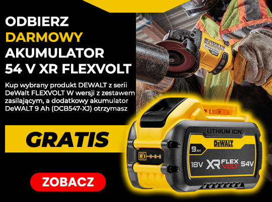Odbierz akumulator Dewalt 9Ah DCB547-XJ gratis!