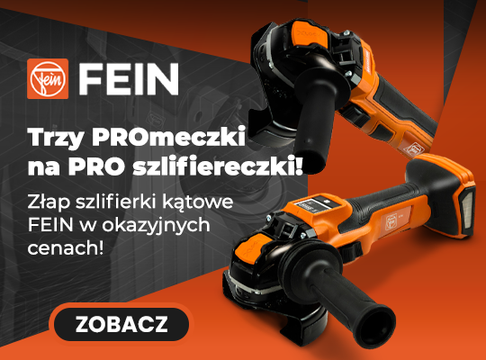 Wyprzedaż szlifierek kątowych Fein!