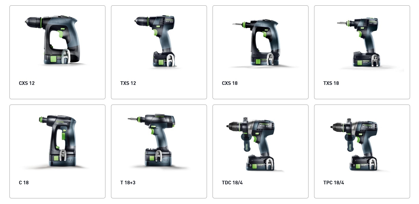 Wiertarko-wkrętarki Festool