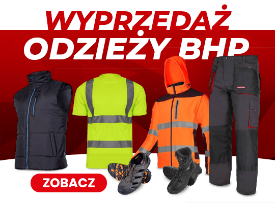 Wyprzedaż odzieży BHP