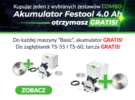 Festool akumulator gratis