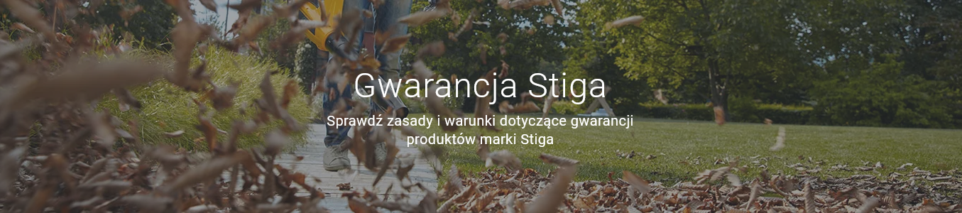 Zasady gwarnacji produktu marki Stiga