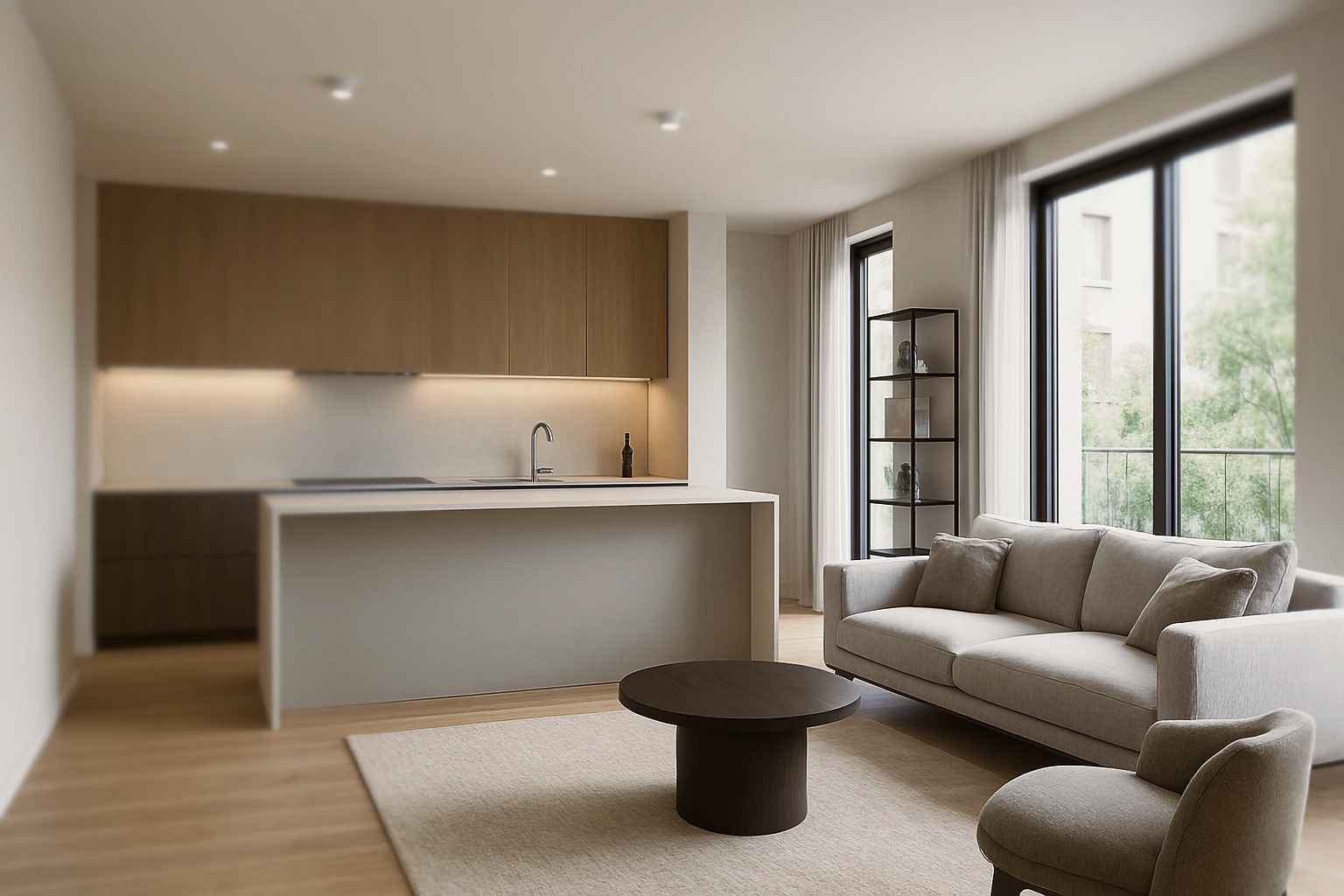 Strefy w mieszkaniu – jak podzielić przestrzeń bez stawiania ścian