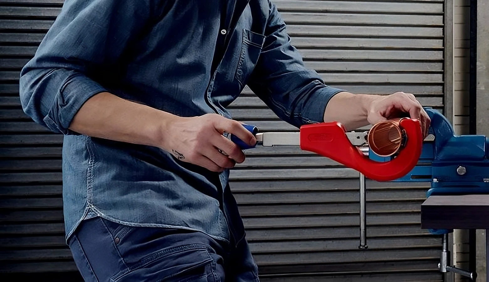 Obcinak do rur Knipex, model TubiX XL