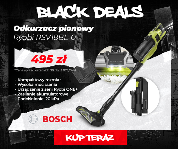 Odkurzacz pionowy Ryobi RSV18BL-0