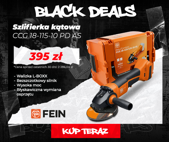 Szlifierka kątowa Fein CCG 18-115-10 PD AS