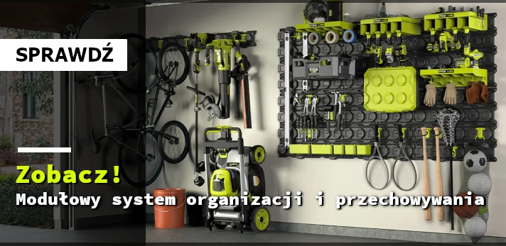 Modułowy system organizacji i przechowywania Ryobi Link