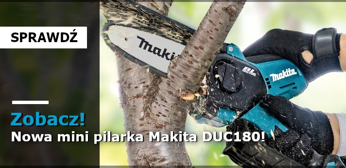 Nowa mini pilarka łańcuchowa Makita DUC150