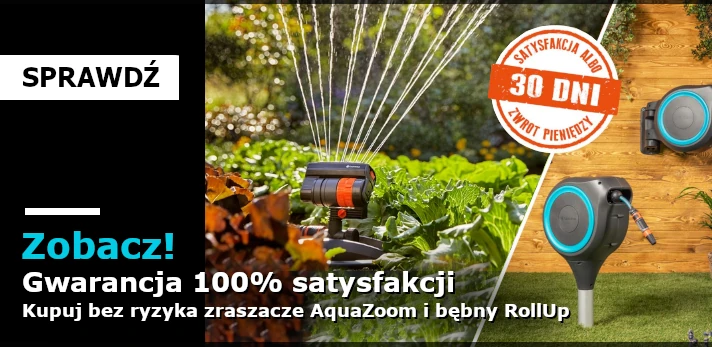 Gwarancja 100% satysfakcji z Gardena!