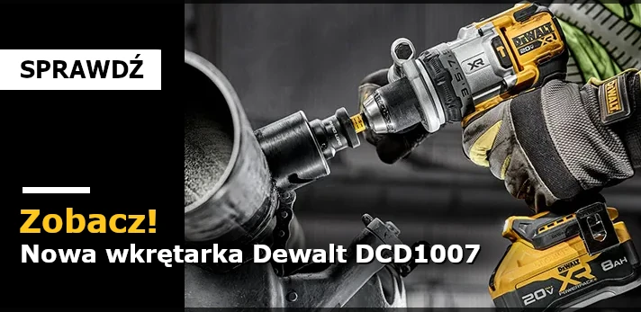 Nowa wkrętarka Dewalt DCD1007