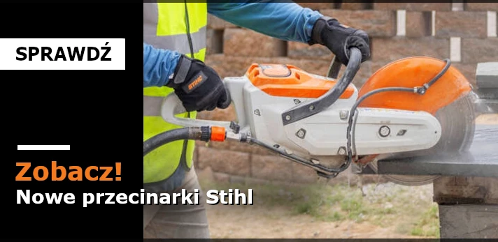 Nowe przecinarki do betonu Stihl - lipiec 2024