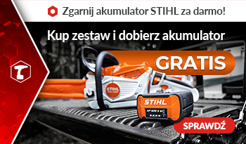 Dodatkowy akumulator Stihl AP 500 S gratis (System AP)