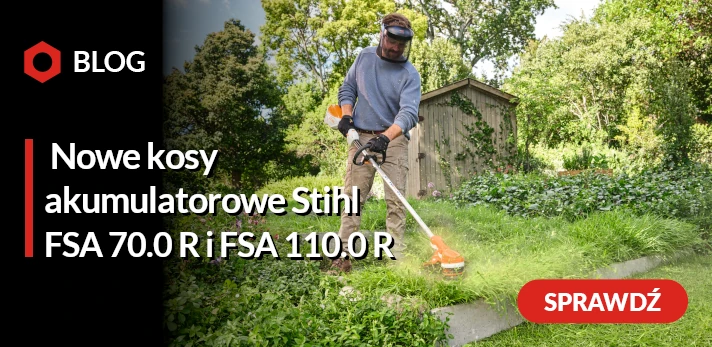 Nowe kosy akumulatorowe Stihl FSA 70.0 R oraz FSA 110.0 R