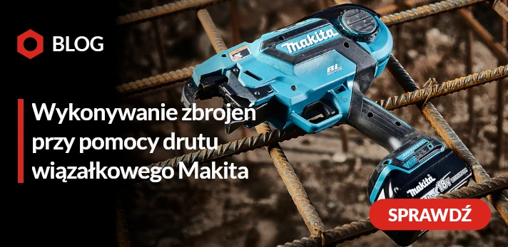 Szybkie i niezawodne wykonywanie zbrojeń przy pomocy drutu wiązałkowy Makita