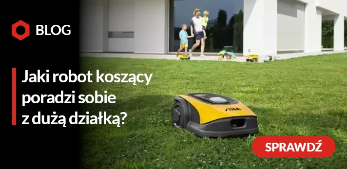Jaki robot koszący poradzi sobie z dużą działką?