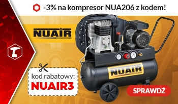 Kompresor NUAIR NUA 206 taniej z kodem "NUAIR3"!