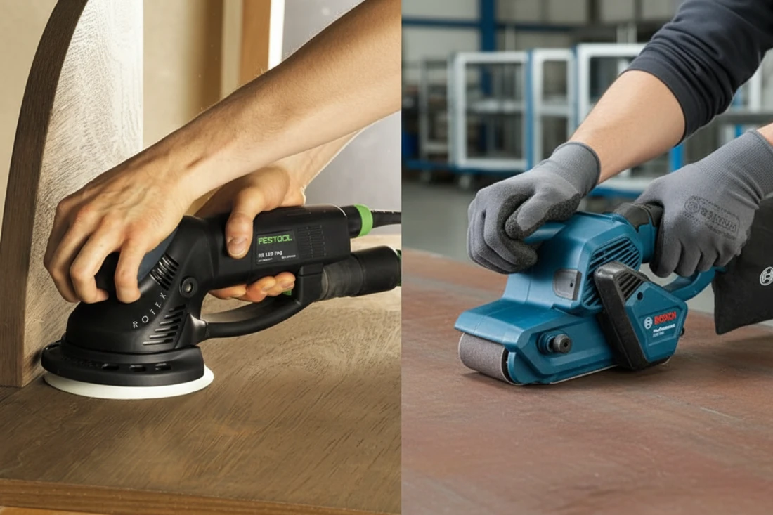 Szlifierka mimośrodowa czy taśmowa? Dobierz właściwe narzędzie do konkretnego zadania