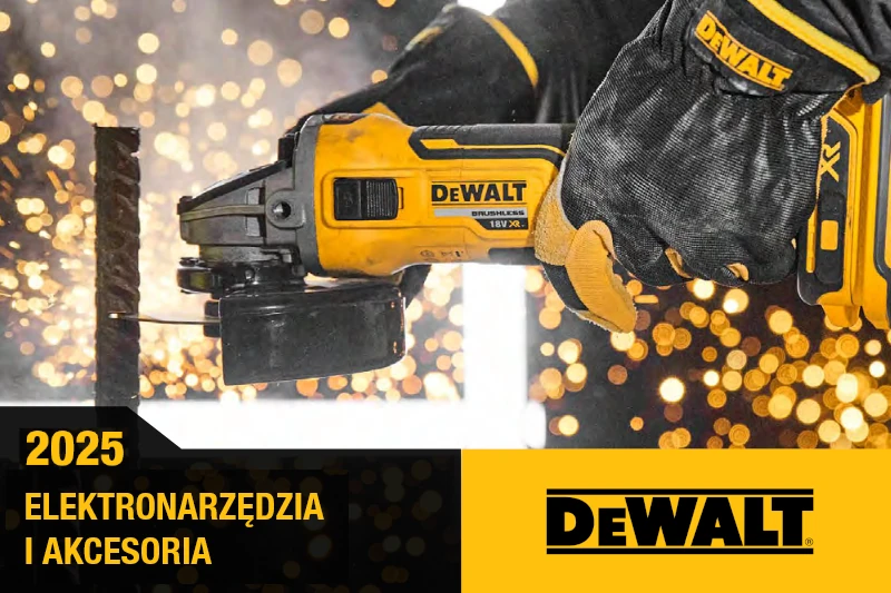 Katalog elektronarzędzi i akcesoriów Dewalt 2025