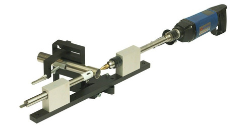 Przystawka dwustronna do precyzyjnego wiercenia przelotowego w rurach Glob System GS10-03