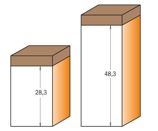 Frez HM D=19 I=48,3 L=99,8 CMT 656.692.11