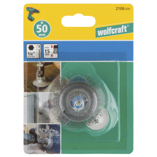 Szczotka doczołowa WolfCraft 2108000