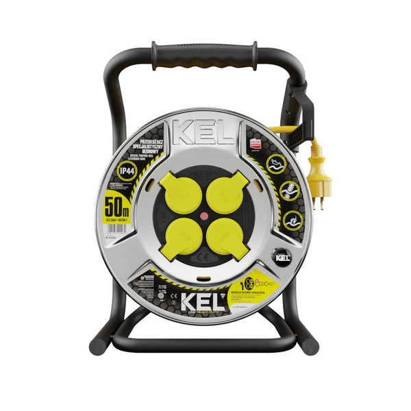 Przedłużacz bębnowy Kel Heavy Duty W-99284-outlet 50m 3x2,5