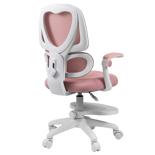 Fotel obrotowy Belivio OSKAR różowy