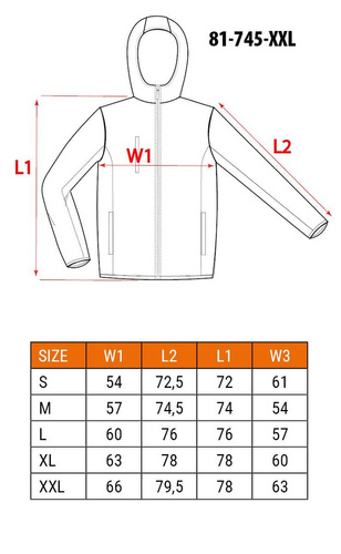 Bluza robocza ostrzegawcza, żółta, Neo 81-745-XXL