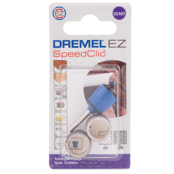 Trzpień do szlifowania i taśmy szlifierskie DREMEL EZ SpeedClic 2615S407JA