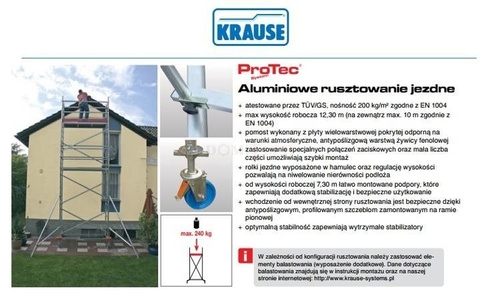 Rusztowanie Protect 6,30m Krause 910141