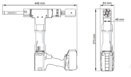 Ukosowarka (krawędziarka) do rur PRO-2 PB Promotech silnik elektryczny