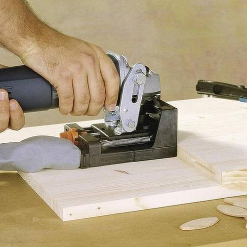 Przystawka frezarska do szlifierek - lamelownica 2920000 WOLFCRAFT