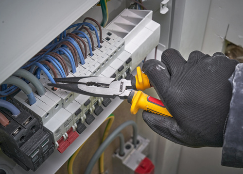 Szczypce uniwersalne wydłużone 200 mm izolowane VDE Dewalt DWHT82804-0