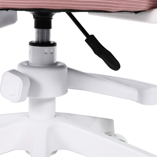 Fotel obrotowy Belivio VIVO różowy WER89084-outlet