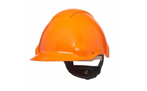 Hełm kask ochronny 3M Solaris G3000 pomarańczowy, G3000DUV-OR