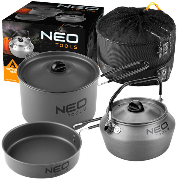 Naczynia turystyczne 3 w 1 NEO Tools 63-145