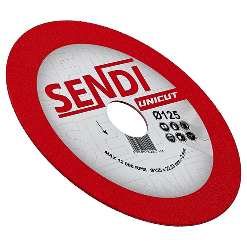 Tarcza diamentowa do gresu i szkła SENDI UNICUT Ø125 01961204618