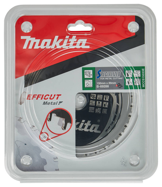 Tarcza tnąca do metalu 150X20; 33Z Makita B-69288