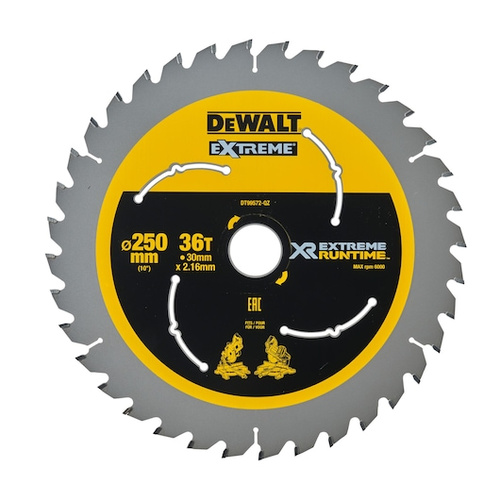 Tarcza do cięcia drewna do ukośnicy 250x30mm 36T Dewalt DT99572-QZ